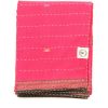 Överkas dubbelsäng - handquiltad- rosa