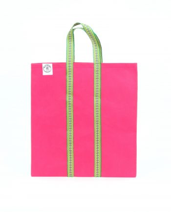 Indisk shoppingväska, totebag, påse, väska - rosa