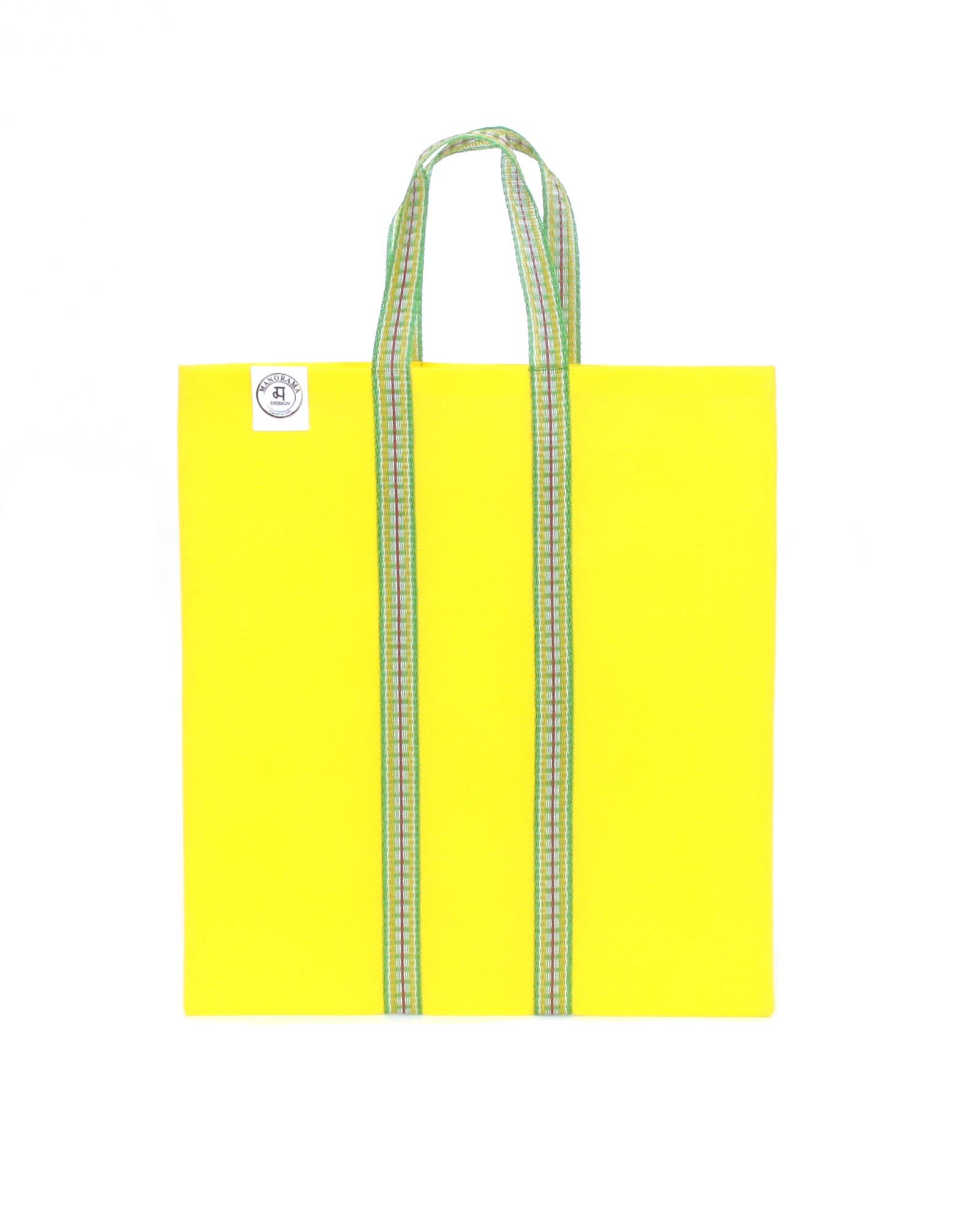 Indisk shoppingväska, totebag, påse, väska - gul
